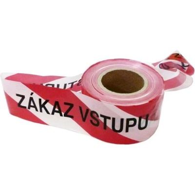 Výstražná fólie "Zákaz vstupu" 8 cm x 100 m