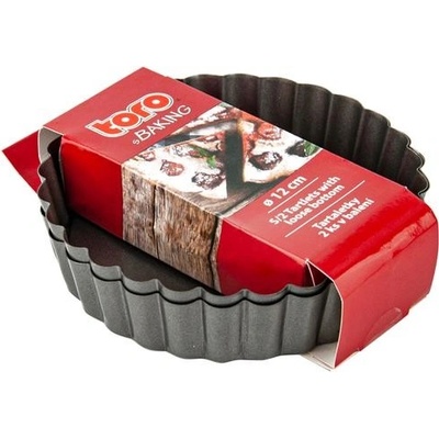 Toro Forma na koláč 2 ks s vlnitým okrajem a odnímatelným dnem 12 cm