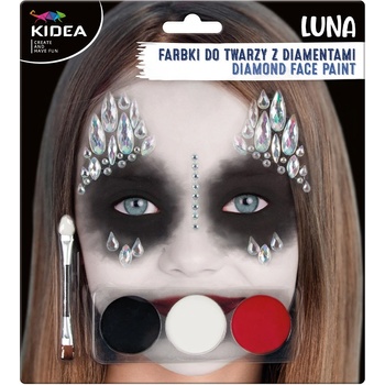 LUNA farby na tvár 3 farby