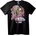 NOONEBRAND Тениска Zu Kenia Ds Гламур - 2XL, Black