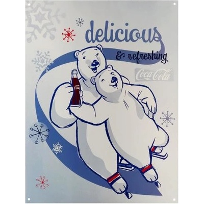 Coca Cola Polar Bears - ceduľa