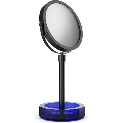 Decor Walther Козметично огледалце Kristall с тъмносиня основа черен мат (0942195)