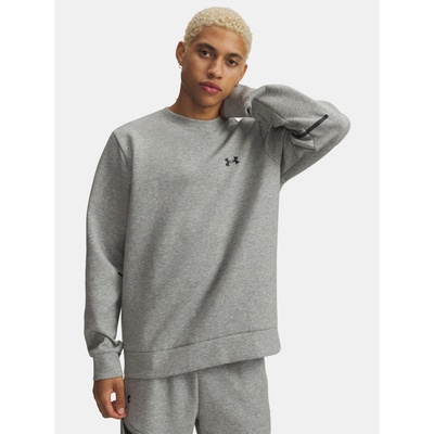 Under Armour UA Unstoppable Flc Crew Šedá