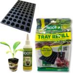  Комплект за разсад - ROOT! T коко блокчета 60 + тава 60 + ROOT ! T гел 150ml