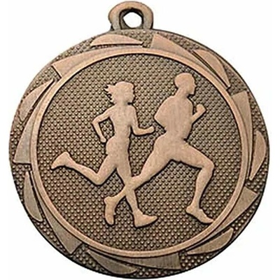 ME104 Medaila kovová ø 45mm: Beh Atletika bronzová