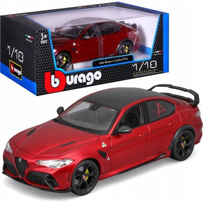 Bburago Plus Alfa Romeo Giulia GTA Metalická červená 1:18
