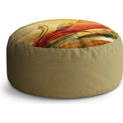 Sablio Taburet Circle Retro motiv: 38x48 cm