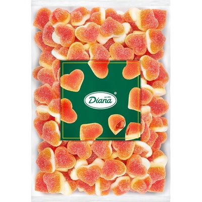 Diana Company Želé broskvová srdíčka plněná 1 kg
