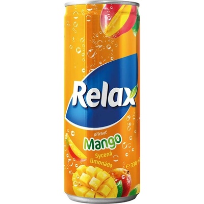 Relax Mango nápoj 12 x 330 ml plech 1592