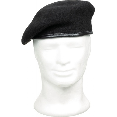 BW CDO baret vlnený čierna