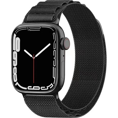 Techsuit Remienok na hodinky (W037) - Apple Watch 1/2/3/4/5/6/7/8/SE/SE 2/Ultra (42/44/45/49 mm) - čierny KF2310827
