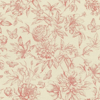 RASCH 793949 Vliesová tapeta na zeď Peonies, rozměry 0,53 x 10,05 m