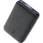 Cellularline Външна батерия Cellularline Glam Power Bank 10000 mAh, Power Delivery, Цвят Черен (PBGLAM10000PDK)