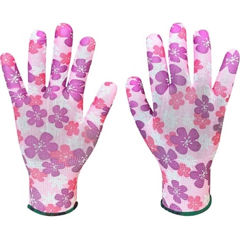 NEO TOOLS Градински ръкавици, полиестер, флорален мотив, размер 7 (97h146)