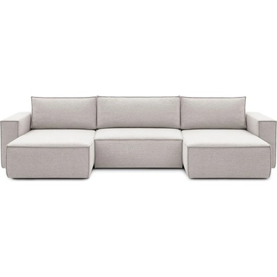 Bobochic Бежов ъглов U-образен диван Nihad - Bobochic Paris (101046C)