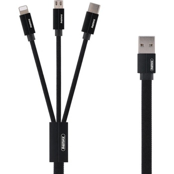 Remax RC-094th USB 3v1, 1m, černý