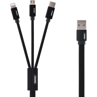 Remax RC-094th USB 3v1, 1m, černý