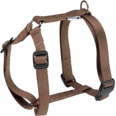 Ferplast Champion - Регулиращ нагръдник за кучета, вратна обиколка 43-66 см. гръдна обиколка от 50 до 82 см. - кафяв