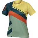 Endura SingleTrack Print Tee LTD Deep Teal dámsky
