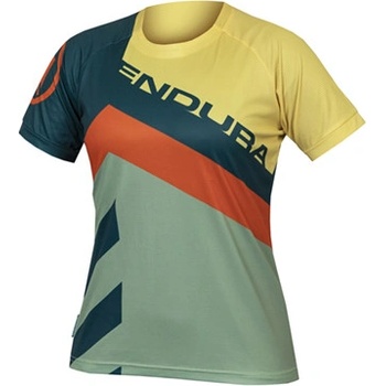 Endura SingleTrack Print Tee LTD Deep Teal dámsky