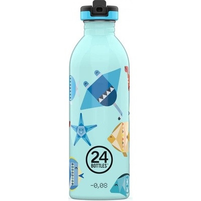24 Bottles Nerezová dětská láhev Sea Friends 500 ml