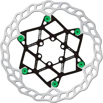 Galfer brzdový kotouč WAVE floating 180x2,0mm (zelený) - 6 děr