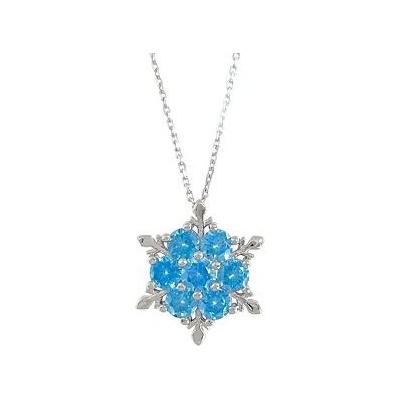 InfinitySilver Strieborný náhrdelník zirkónová vločka L47611545