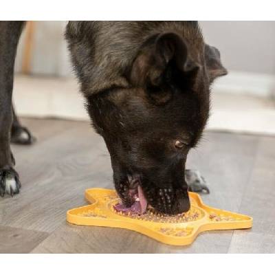 Lick´n´Snack HVĚZDA podložka k pomalému krmení 23,5 cm silikon
