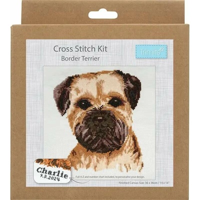 Sada na vyšívání GCS110 Border Teriér – Zboží Dáma