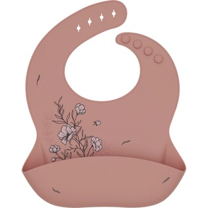 Kikkaboo Лигавник Platinum Silicone Flora Blush (31302050040) - bebetabg