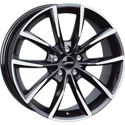 Autec ASTANA 9x21 5x108 ET43 black polished