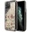 GUESS Liquid Glitter Hearts Case - дизайнерски кейс с висока защита за iPhone 11 Pro (златист)
