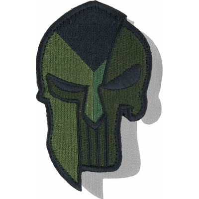 Nášivka: PUNISHER Spartan [ssz] olivová | černá