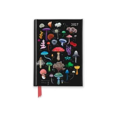 Flame Tree Publishing Anna Stead: Mushrooms & Fungi Luxury Pocket Diary Planner Week to View 2027