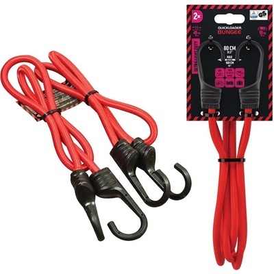 Upínací guma Quickloader Bungee 80 cm - sada 2 ks