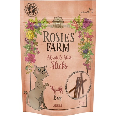 Rosie's Farm Snack Sticks hovězí 5 x 50 g