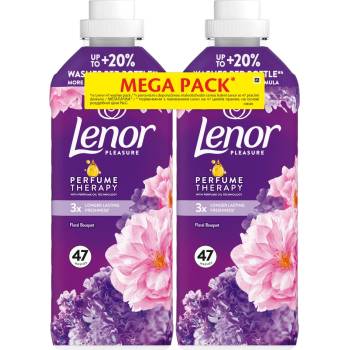 Lenor Омекотител за тъкани Lenor Аметист и Цветен букет двоен пакет 2 x 987 мл/94 бр