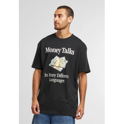 Urban Classics Мъжка черна тениска Urban Classics Money Talks OversizeUB-MT3457-00007 - Черен, размер S