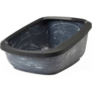 SAVIC Aseo Jumbo котешка тоалетна с висок гръб 67, 5x48, 5x28см