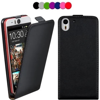 Image 1 of HTC Desire Eye Флип Кожен Калъф + Протектор