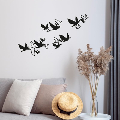 Decono Метална Декорация Летящи Птици