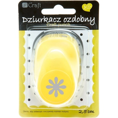 dpCraft Dekorační děrovačka 2,5cm – kopretina (JCDZ-110-014)