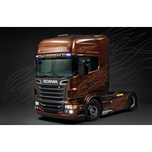 Italeri Scania R730 V8 černá Amber 1:24