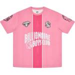 Billionaire boys club Arch Logo Footy Shirt - Pink