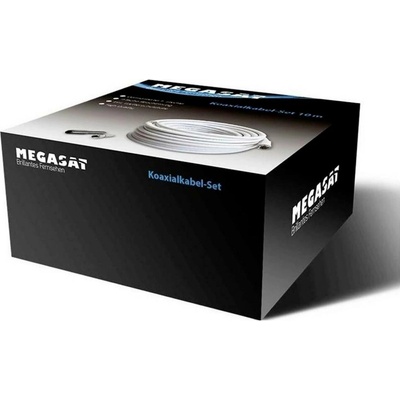 MegaSat 100066 koaxiální kabel, vnější Ø: 7.2 mm, bílá, 100 m