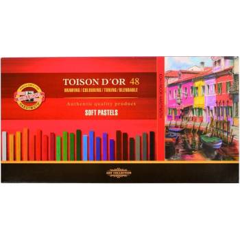 KOH-I-NOOR Toisor D'or Soft Pastels Комплект сухи пастели 48 бр (8586048001KS)