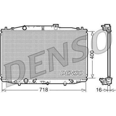 Chladič, chlazení motoru DENSO DRM40024