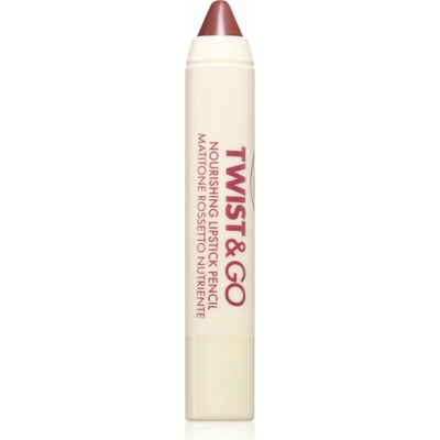 puroBIO Cosmetics Twist&Go vyživující rtěnka v tužce Dark Mauve 2,9 g