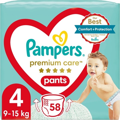 Pampers Premium Care Pants 4 58 ks – Zboží Mobilmania