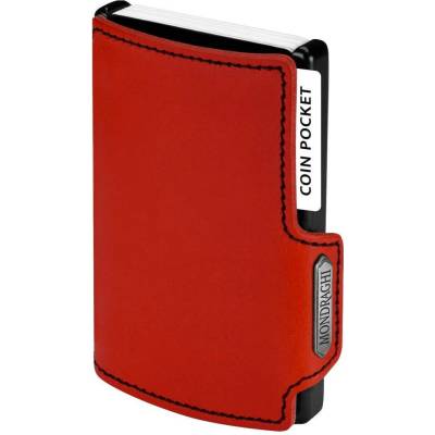 Mondraghi Racing Plus Red kožená mini peněženka